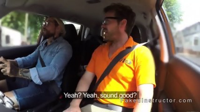 Couple Fucking In Fake Driving School