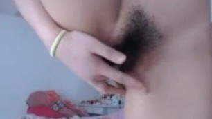 Hot Asian girl fingers her squirting pussy