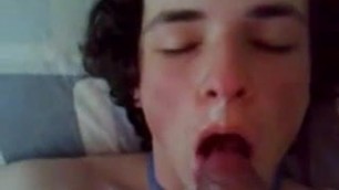 Cute lad gets facial