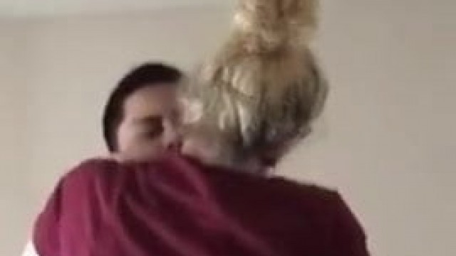 Amateur couple having intense sex