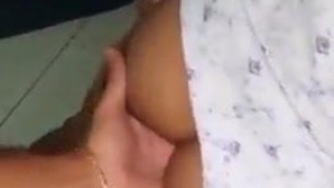 My friend and I are at home on our own, making sex