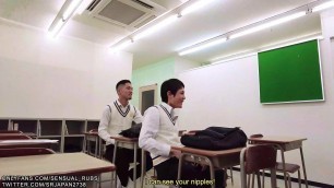 3P Student fucked in classroom wearing sexy sports uniform