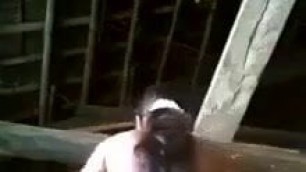 Desi Village girl recording her undressing and showing pussy