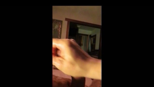 Girlfriend uses handjob for a big cumshot after already letting him cum inside her