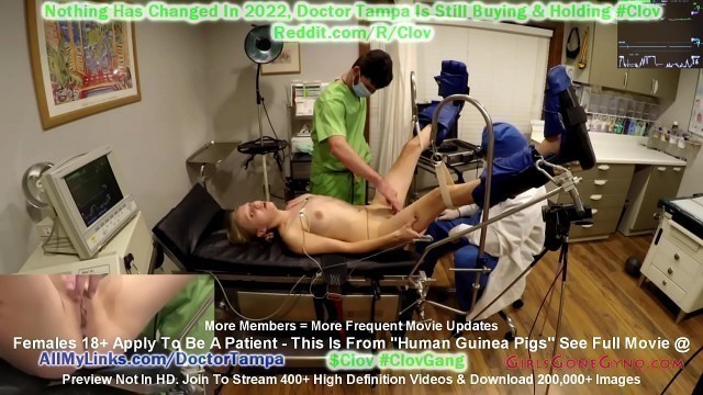 $CLOV Ava Siren & Her Third Nipple Become His Human Guinea Pig For Doctor Tampa's Strange Experiments That Include Electricity & MAGIC ONLY @ GirlsGoneGyno.com!