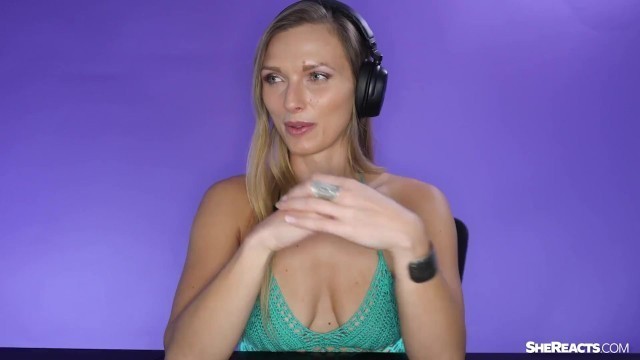 Layden Loves BIG DICKS - Cumshot Reaction Porn Videos