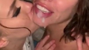 Friends Share a Cum Load