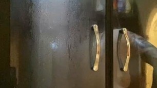 Having fun in the shower with music