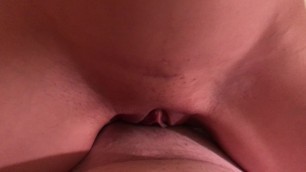 Wife and I playing with each other then POV cowgirl fuck with Creampie Porn Videos