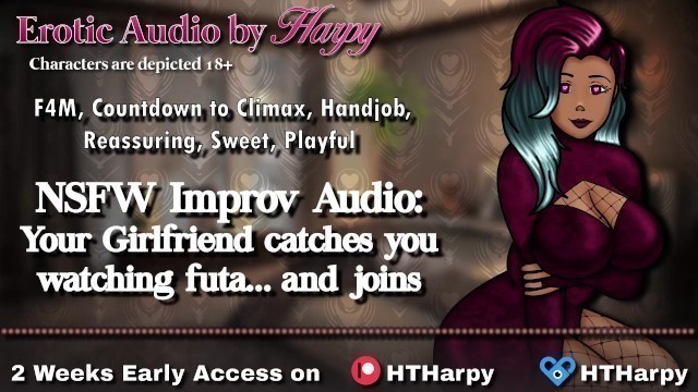 Your Gentle Dom Girlfriend Catches Watching Futa... and Joins in (roleplay Audio for Men by HTHarpy)